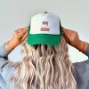 Simply Sage Market Embroidered Merry Christmas Bold Cursive  Foam Trucker Hat - 3 of 3
