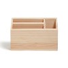 U Brands Magnetic Large Simple Wood Bin Natural - 4 of 4