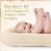 Impresa Infant Lounger Cover fits Snuggle Me Lounger - Tight Fit - 100% Cotton Sheet - Natural Color - 2 of 4