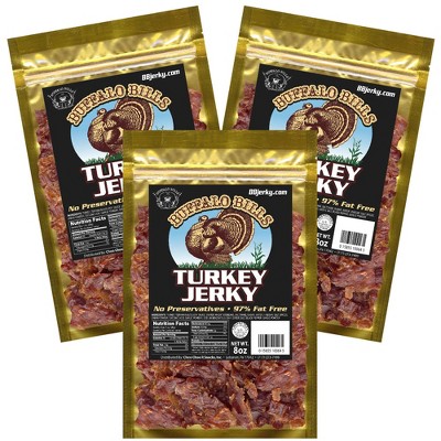 Buffalo Bills 8oz Turkey Jerky - Three 8oz Packs