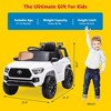 12V Kids Ride on Truck, Battery Powered Electric Car Licensed Toyota Tacoma, Electric Vehicle Toy with Remote Control - 2 of 4