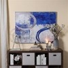 Carolina Living Circle Abstract Wall Art - Blue/Silver - Silver Frame - Large - 2 of 4