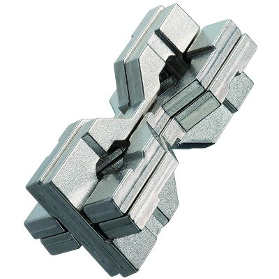 University Games Hanayama Level 6 Cast Metal Brain Teaser Puzzle - Hourglass