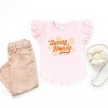 The Juniper Shop SmileyWorld Sunny Honey Flutter Sleeve Tee - 3 of 4