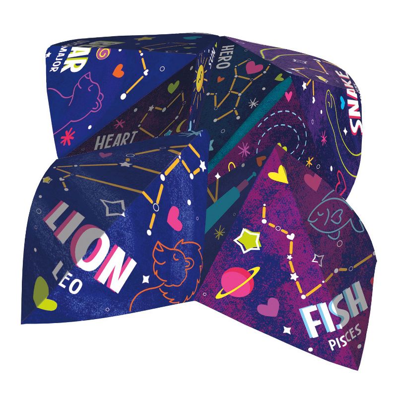 Peaceable Kingdom Cosmic Cootie Catcher Valentines Pack - 28 Valentine Cootie Catchers Cards & Envelopes With Outer Space Design - Ages 4 and Up, 2 of 4