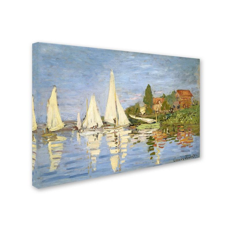 22&#34; x 32&#34; Regatta at Argenteuil by Claude Monet - Trademark Fine Art, 3 of 6