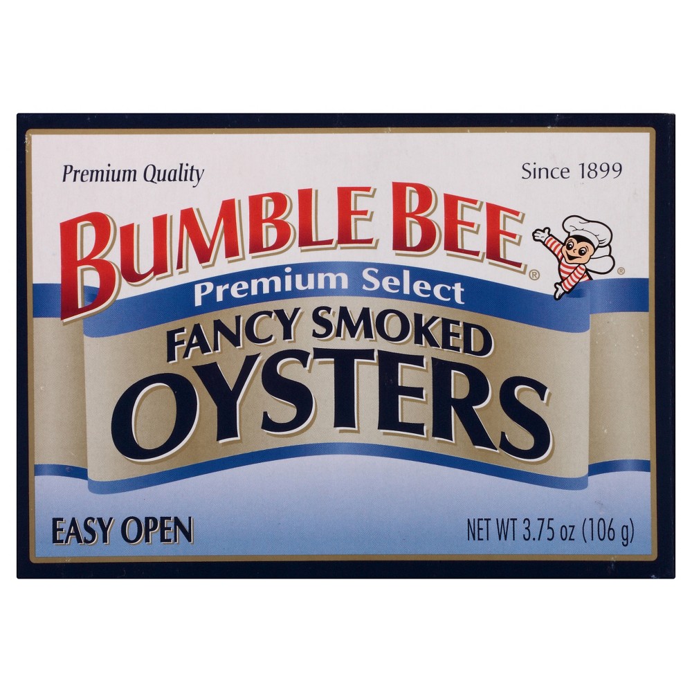 UPC 086600700335 product image for BumbleBee Fancy Smoked Oysters 3.75 oz | upcitemdb.com