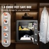 VEVOR Safe, 1.8 Cubic Feet Home Safe, Steel Security Safe with Digital Keypad and 2 Keys, Cabinet Safe with Fire-proof Bag, Protect Cash, Gold - 3 of 4
