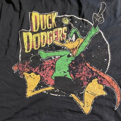  Men's Looney Tunes Duck Dodgers in Space T-Shirt - Navy Blue -  Small : Sports & Outdoors