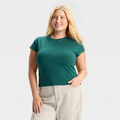 Women's Short Sleeve Crewneck T-Shirt - Wild Fable™