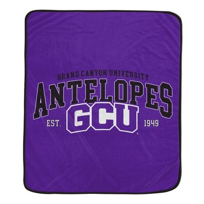 NCAA Grand Canyon Antelopes Vintage Arch Block Flannel Fleece Blanket