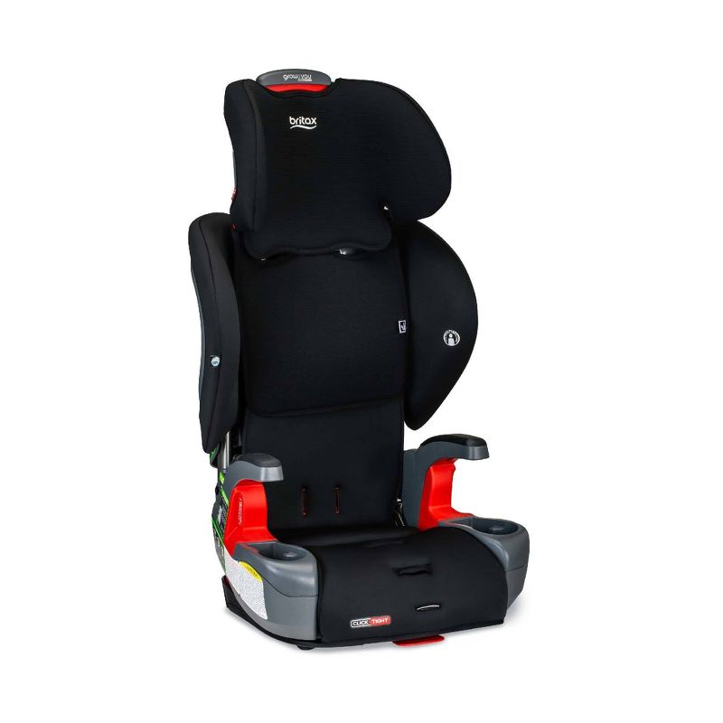 Britax Grow with You ClickTight Harness Contour SafeWash Booster Car Seat - Black, 4 of 9