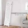 Wooden Room Divider Wall 3 Panel with Holes,5.6FT Tall Room Divider with Shelves,Folding Privacy Screens 67 in for Room Separation Home Office Bedroom - 2 of 4