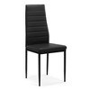KTMBDW Dining Chairs Set of 4, Upholstered Kitchen Chairs with Padded Seat and  Chrome Plated Legs for Dining Room, Restaurant, Armless Design - 4 of 4
