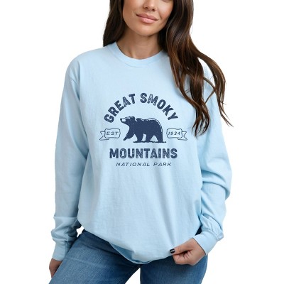 Simply Sage Market Vintage Great Smoky Mountains National Park Garment Dyed Long Sleeve