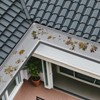 VEVOR Gutter Guard, 6 inch Width, Aluminum Leaf Filter DIY Gutter Cover, 26 PCS 104 ft Total Length, 0.157'' Hole Diameter & 0.02'' Thick,Silver - 2 of 4