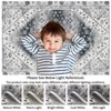 coucheta Non Slip Washable Vintage Distressed Indoor Rug Low Pile Foldable Floral Print Carpet Runner Ultra Soft Traditional Runner - 2 of 4