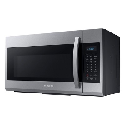Samsung ME19R7041FS 1000W Stainless Steel 1.9 Cubic Foot Over the Range Microwave Oven w/ 10 Power Levels, Range Light, & Fan (Certified Refurbished)