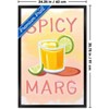 Trends International Reinders: Drinks - Spicy Marg I Framed Wall Poster Prints - 3 of 4