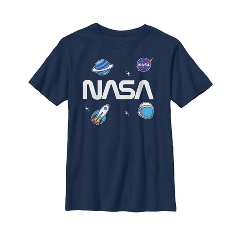 Boy\'s : Nasa Emoji Target Logo T-shirt Space