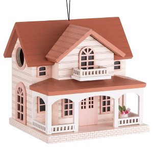 Vandue Outdoor Wooden Birdhouse - Ocean Bungalow Red Roof - 1 of 4