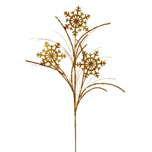 Vickerman 31" Snowflake Glitter Spray - 1 of 1
