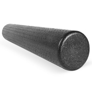 CanDo Black Composite High-Density Foam Rollers for Muscle Restoration Massage Therapy Sport Recovery and Physical Therapy - 1 of 4