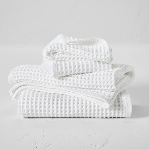 waffle bath towel - casaluna