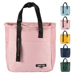 Unique Bargains Insulated Leakproof Thermal Zipper Portable Lunch Bag - 1 of 4