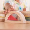 Guidecraft Sensory Rainbow Blocks - 18 pc. Set: 6 Water, 6 Sand and 6 Crystal Bead Blocks, Construction Building Toy Set for Kids - 3 of 4