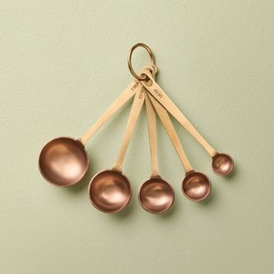 5pc Stainless Steel Tea Spoons Copper - Hearth & Hand™ with Magnolia - 1 of 3