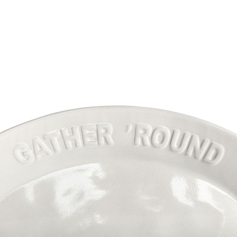 DEMDACO White Gather 'Round Platter, 5 of 7