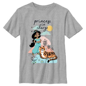 Boy's Aladdin Jasmine and Rajah Princess in Charge T-Shirt - 1 of 4