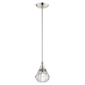 Livex Lighting Brussels 1 - Light Pendant in  Polished Nickel - 1 of 4