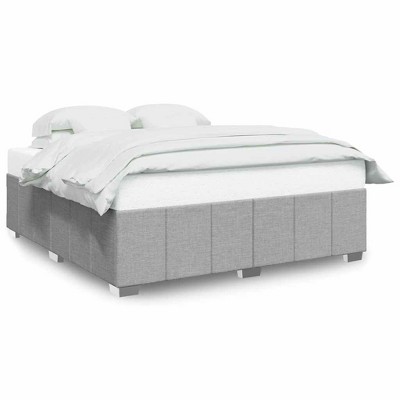 vidaXL Bed Frame Light Grey