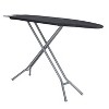 Seymour Home Products 4 Leg Mesh Top Ironing Board with Iron Rest Charcoal: Full Size, Adjustable, Steel Frame, Foldaway - 3 of 4