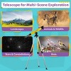 Toy Time Kids' 40mm 30x Beginner Telescope With Adjustable Tripod - Yellow and Silver - 4 of 4