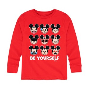 Boys' - Disney - Be Yourself Long Sleeve Graphic T-Shirt - 1 of 4
