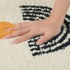 Unique Bargains Indoor Outdoor Non-Slip Absorbent Resist Dirt Entrance Soft Fluffy Carpet Doormats - 3 of 4