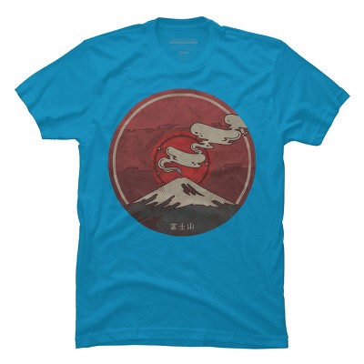 Men's Design By Humans Fuji By againstbound T-Shirt