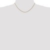 Black Bow Jewelry 1.25mm 10k Yellow Gold Solid Spiga Chain Necklaces - 2 of 4