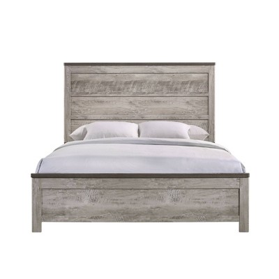 King Adam Panel Bed Gray - Picket House Furnishings