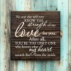 Slickblue Wood Sign with Quote – Rustic Decor, "You Know My Heart" Saying, 7x7, Multicolor Options - 2 of 3