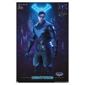 Trends International DC Comics Gotham Knights - Nightwing Framed Wall Poster Prints - 1 of 4