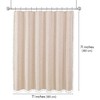 Americanflat 71x71 Woven Linen Shower Curtain with Tassel Accents - Includes 12 Grommets and Hooks - 100% Polyester - 2 of 4