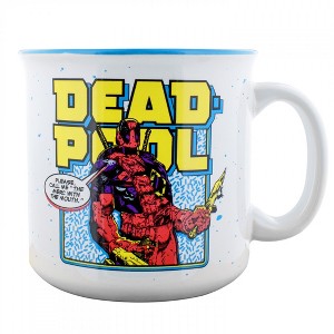 Adult Deadpool Panel and Sprinkles 20oz Ceramic Camper Mug - 1 of 2