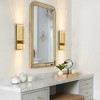 POWLIG 13.7" 1-Light Modern Dimmable Wall Sconces with Crystal Bubble Tube -Full Backplate Design - 2 of 4