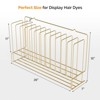 Professional Wall Mounted Metal Salon Hair Color Dye Tube Organizer Storage Rack Black - 4 of 4