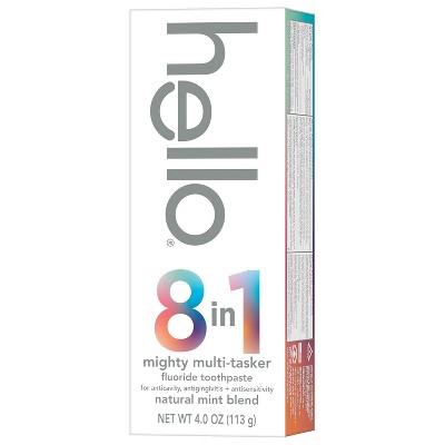Hello - Mighty Multi-Tasker Flouride Free Toothpaste, 4 Oz
