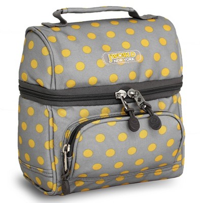 J World Corey Insulated Lunch Bag - Candy Buttons